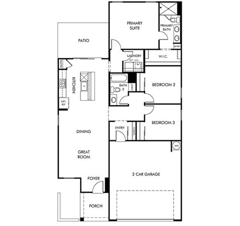 Mayfair Floorplan in The Trails .
